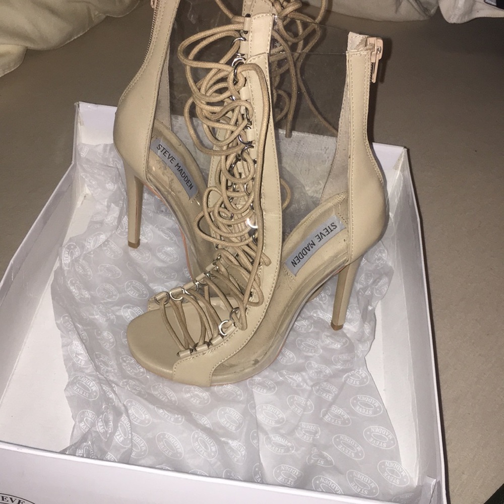Steve Madden open toe boots